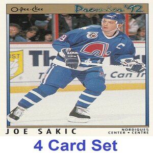 Joe Sakic Hockey Card Collection